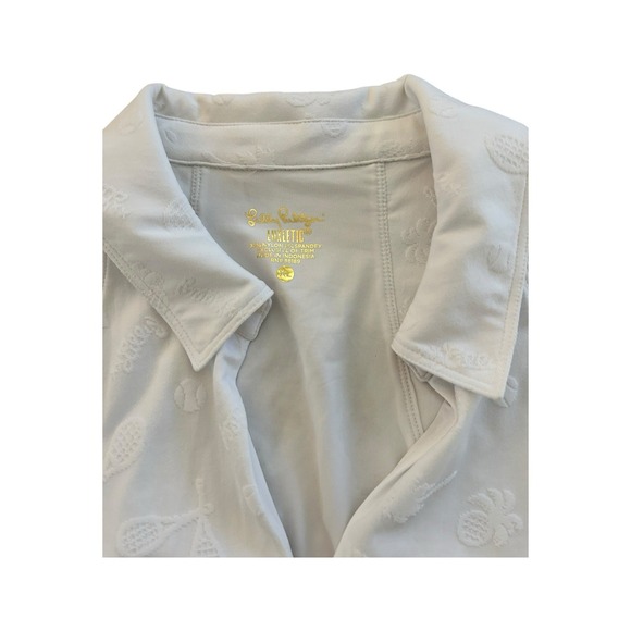 Lilly Pulitzer Delphina Tennis Dress Perfect Match Jacquard Resort White XL NWT - Picture 5 of 12